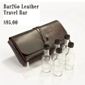 Bar2Go Portable Potable Genuine Leather Kit